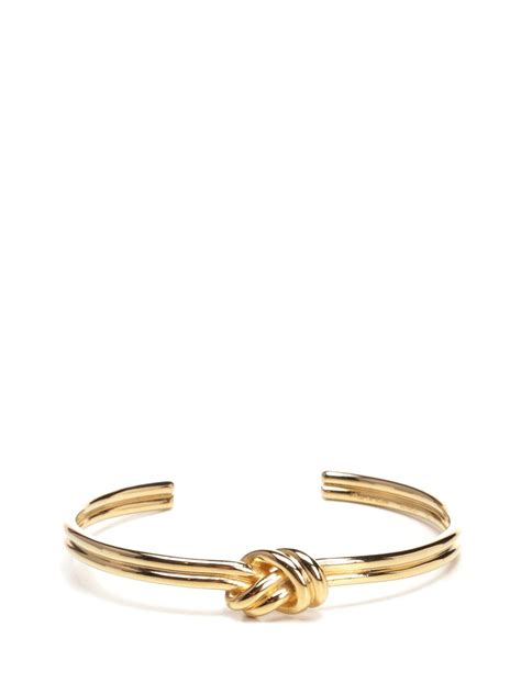 celine flat knot bracelet|Celine double knot bracelet.